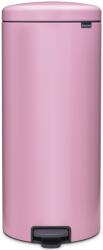 Brabantia NewIcon pedálos hulladékgyűjtő szagmentesen záródó Soft-Close fedél, műanyag tartály, 30L - G méret, acél, rózsaszín-lila - 255304 (255304)