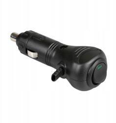 LAMPA Szivargyújtó dugó Euro oldalsó bemenet kapcsoló 12/24V 10A