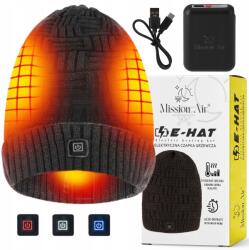 Mission Air Fűthető Téli Sapka Őszi Meleg Elektromos Powerbank 2500mAh E-hat (Czapka E-HAT + Powerbank)
