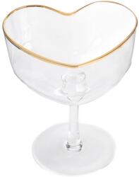Homla Amar szív alakú margaritás pohár arany bevonattal 0, 2 l Homla (234681)