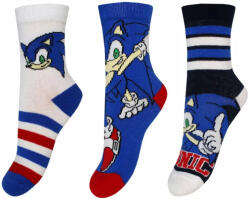 Sega Sonic a sündisznó gyerek bokazokni 3 pár/csomag 23-34 Nr2