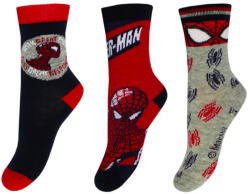 Marvel Pókember gyerek bokazokni 3 pár/csomag 23-34 Nr1