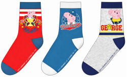 Nickelodeon Peppa malac gyerek bokazokni 3 pár/csomag 23-34 Nr1