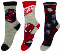 Marvel Pókember gyerek bokazokni 3 pár/csomag 23-34 Nr2