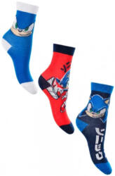 Sega Sonic a sündisznó gyerek bokazokni 3 pár/csomag 23-34 Nr3