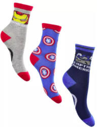 Marvel Bosszúállók gyerek bokazokni 3 pár/csomag 23-34 Nr2