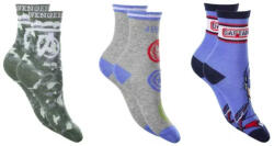 Marvel Bosszúállók gyerek bokazokni 3 pár/csomag 23-34 Nr3