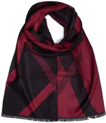 Agrafka Férfi sál rojtos mintákkal Elegáns (bordó) (5904824744001)