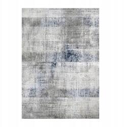 Dywany Chemex Szőnyeg 220X160 CM Szürke-kék Divatos Loft Modern Csúszásgátló Bcf (DO77A SKY EZM LIGHT GRAY)