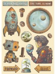 Stamperia KLSP197 - Színes fafigurák A5 - A new Beginning