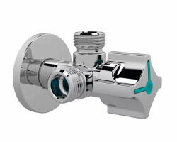 Arco VITAQ Twin sarokcsap dupla csatlakozási lehetőséggel, 1/2" x 1/2" x 1/2 (CQ4105)