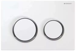  GEBERIT Omega 20 nyomólap Omega WC tartályhoz, fehér / fényes króm (115085KJ1) - kazanmarket