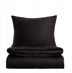 Homla Bamsa sima bambusz-szatén ágyneműhuzat fekete 220x200 2*50x60 cm Homla (243586)