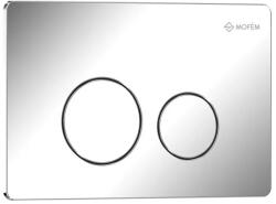 MOFÉM EVO 20 rozsdamentes acél nyomólap króm színben (735012800) - kazanmarket