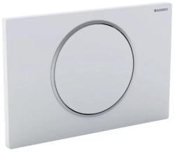 Geberit Sigma 10 egy gombos nyomólap WC tartályhoz, fehér / fényes króm (115758KJ5) - kazanmarket