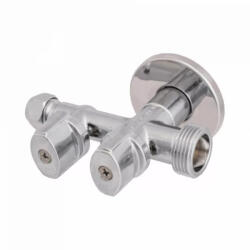 Arco A-80 vízkőmentes kombinált sarokcsap, 3/8" x 1/2" x 3/4 (COMB1MAC)