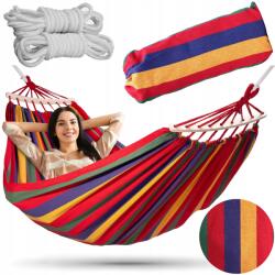 Gockowiak Strapabíró Elegáns Függőágy Rúddal Többszínű 200 Kg 260 X 150 (4904582494232)