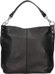 Italia Női bőr válltáska Italia Kaly - fekete