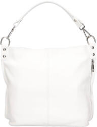 Italia Női bőr válltáska Italia Kaly - fehér
