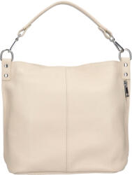 Italia Női bőr válltáska Italia Kaly - bézs
