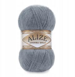 alize Fonal Alize Angora Gold 87 közepes szürke Kellemes akril gyapjú (1111)