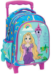  Disney Hercegnők Rapunzel gurulós ovis hátizsák, táska 30 cm (GIM33151072)