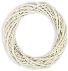  Vessző koszorú fehér 30cm 20/#