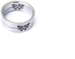  Gyűrű acélból egy pillangó motívum: 57