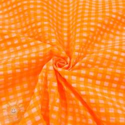  Pamutvászon YARN DYED NEON SMALL Checks orange
