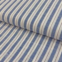  Pamutvászon YARN DYED Stripes Nina blue