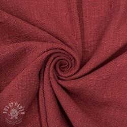  Pamutvászon SLUB WASHED wine red