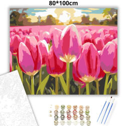  Tulipántenger - számfestő készlet - 80×100 cm (Keret nélkül)