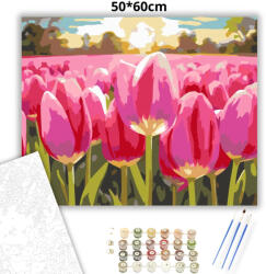  Tulipántenger - számfestő készlet - 50×60 cm (Keret nélkül)