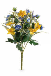 Decorer Buchet flori artificiale Narcise, Lavanda, Peonia 44 cm (A56.45.74A)