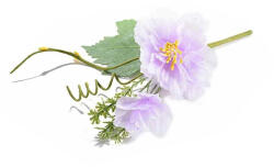 Decorer Floare artificiala Peonia violet verzi 16 cm (A56.43.12D)