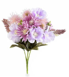 Decorer Buchet flori artificiale Gura Leului si Papadie multicolor 28 cm (A56.45.72B)