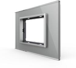 LIVOLO Rama din sticla Livolo standard Italian 3 module - Serie noua SmartElectro IntelligentHouse (VL-P9E-3I)