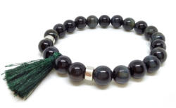  Ártó szándékoktól óvó, kitűzött cél elérésében támogató - sólyomszem ásvány karkötő