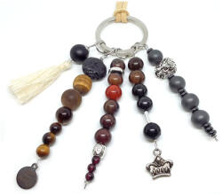  Férfiasságot növelő, öntudatot, tetterőt, teljesítőképességet fokozó, agyi funkciókat serkentő, erős védelmező Autós Őrangyal - ónix, lávakő, tigrisszem, shungit, bronzit, hematit, tigrisvas, jáspis, 