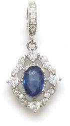  Zafír ásvány ezüst medál