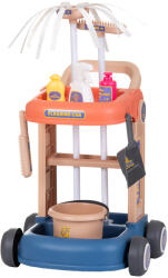 Chipolino Set jucarie Chipolino Cleaning Cart cu 35 accesorii