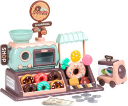 Chipolino Set jucarie Chipolino Donut Shop cu lumini, sunete si 34 accesorii Bucatarie copii