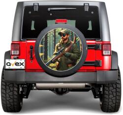 AVEX Sticker Auto "Roata de Rezerva" rezistenta la intemperii si raze UV, diametru 55 cm, Cod: AVX-RR19 (AVX-RR19)