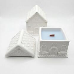 HARAHU Lumânare Casă - Albă / Bumbac KP39856