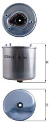 KNECHT KL 780 filtru combustibil