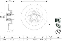 Bosch 0 986 479 F42 Disc frana