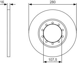 Bosch 0 986 479 R92 Disc frana