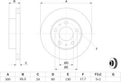 Bosch 0 986 479 314 Disc frana