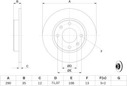 Bosch 0 986 479 194 Disc frana