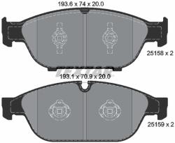 TEXTAR 2515802 Q+ set placute frana disc